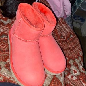 Pink womens classic UGG boots